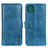 Funda de Cuero Cartera con Soporte Carcasa M11L para Samsung Galaxy F42 5G Azul