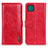 Funda de Cuero Cartera con Soporte Carcasa M11L para Samsung Galaxy F42 5G Rojo