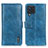 Funda de Cuero Cartera con Soporte Carcasa M11L para Samsung Galaxy M32 4G Azul