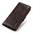 Funda de Cuero Cartera con Soporte Carcasa M11L para Samsung Galaxy M32 5G Marron