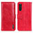 Funda de Cuero Cartera con Soporte Carcasa M11L para Sony Xperia 10 III Lite Rojo