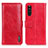 Funda de Cuero Cartera con Soporte Carcasa M11L para Sony Xperia 10 III SO-52B Rojo