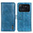 Funda de Cuero Cartera con Soporte Carcasa M11L para Xiaomi Mi 11 Ultra 5G Azul