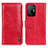 Funda de Cuero Cartera con Soporte Carcasa M11L para Xiaomi Mi 11T Pro 5G Rojo