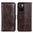 Funda de Cuero Cartera con Soporte Carcasa M11L para Xiaomi Redmi 10 4G Marron