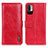 Funda de Cuero Cartera con Soporte Carcasa M11L para Xiaomi Redmi Note 10 JE 5G Rojo