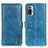 Funda de Cuero Cartera con Soporte Carcasa M11L para Xiaomi Redmi Note 10 Pro 4G Azul