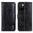 Funda de Cuero Cartera con Soporte Carcasa M11L para Xiaomi Redmi Note 11 4G (2021) Negro