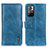 Funda de Cuero Cartera con Soporte Carcasa M11L para Xiaomi Redmi Note 11 5G Azul