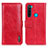 Funda de Cuero Cartera con Soporte Carcasa M11L para Xiaomi Redmi Note 8 (2021) Rojo