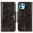 Funda de Cuero Cartera con Soporte Carcasa M12L para Motorola Moto Edge 20 Lite 5G Bronze