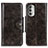 Funda de Cuero Cartera con Soporte Carcasa M12L para Motorola Moto G Stylus (2022) 4G Bronze