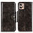 Funda de Cuero Cartera con Soporte Carcasa M12L para Motorola Moto G32 Bronze