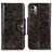 Funda de Cuero Cartera con Soporte Carcasa M12L para Nokia G11 Bronze