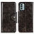 Funda de Cuero Cartera con Soporte Carcasa M12L para Nokia G22 Bronze