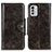 Funda de Cuero Cartera con Soporte Carcasa M12L para Nokia G60 5G Bronze