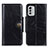 Funda de Cuero Cartera con Soporte Carcasa M12L para Nokia G60 5G Negro