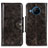 Funda de Cuero Cartera con Soporte Carcasa M12L para Nokia X100 5G Bronze