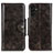 Funda de Cuero Cartera con Soporte Carcasa M12L para Samsung Galaxy A13 4G Bronze