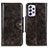 Funda de Cuero Cartera con Soporte Carcasa M12L para Samsung Galaxy A73 5G Bronze