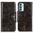 Funda de Cuero Cartera con Soporte Carcasa M12L para Samsung Galaxy F23 5G Bronze