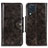 Funda de Cuero Cartera con Soporte Carcasa M12L para Samsung Galaxy M32 4G Bronze