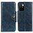 Funda de Cuero Cartera con Soporte Carcasa M12L para Xiaomi Redmi Note 11 4G (2021) Azul