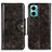 Funda de Cuero Cartera con Soporte Carcasa M12L para Xiaomi Redmi Note 11E 5G Bronze