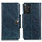 Funda de Cuero Cartera con Soporte Carcasa M12L para Xiaomi Redmi Note 11S 4G Azul