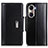 Funda de Cuero Cartera con Soporte Carcasa M13L para Huawei Honor 60 Pro 5G Negro