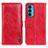 Funda de Cuero Cartera con Soporte Carcasa M13L para Motorola Moto Edge 20 5G Rojo