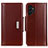 Funda de Cuero Cartera con Soporte Carcasa M13L para Samsung Galaxy A04s Marron