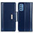 Funda de Cuero Cartera con Soporte Carcasa M13L para Samsung Galaxy M52 5G Azul