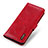Funda de Cuero Cartera con Soporte Carcasa M13L para Xiaomi Poco M5S Rojo