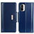 Funda de Cuero Cartera con Soporte Carcasa M13L para Xiaomi Redmi K40 Pro+ Plus 5G Azul