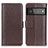 Funda de Cuero Cartera con Soporte Carcasa M14L para Google Pixel 6 Pro 5G Marron