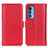 Funda de Cuero Cartera con Soporte Carcasa M14L para Motorola Moto Edge 20 Pro 5G Rojo