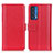 Funda de Cuero Cartera con Soporte Carcasa M14L para Motorola Moto Edge (2021) 5G Rojo