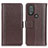 Funda de Cuero Cartera con Soporte Carcasa M14L para Motorola Moto G Play (2023) Marron