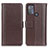 Funda de Cuero Cartera con Soporte Carcasa M14L para Motorola Moto G50 Marron