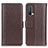 Funda de Cuero Cartera con Soporte Carcasa M14L para OnePlus Nord CE 5G Marron