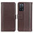 Funda de Cuero Cartera con Soporte Carcasa M14L para Oppo A53s 5G Marron