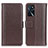 Funda de Cuero Cartera con Soporte Carcasa M14L para Oppo A54s Marron