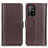 Funda de Cuero Cartera con Soporte Carcasa M14L para Oppo A94 5G Marron