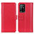 Funda de Cuero Cartera con Soporte Carcasa M14L para Oppo A94 5G Rojo