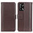 Funda de Cuero Cartera con Soporte Carcasa M14L para Oppo F19 Marron