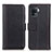 Funda de Cuero Cartera con Soporte Carcasa M14L para Oppo F19 Pro Negro