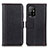 Funda de Cuero Cartera con Soporte Carcasa M14L para Oppo F19 Pro+ Plus 5G Negro