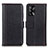 Funda de Cuero Cartera con Soporte Carcasa M14L para Oppo F19s Negro