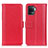 Funda de Cuero Cartera con Soporte Carcasa M14L para Oppo Reno5 F Rojo